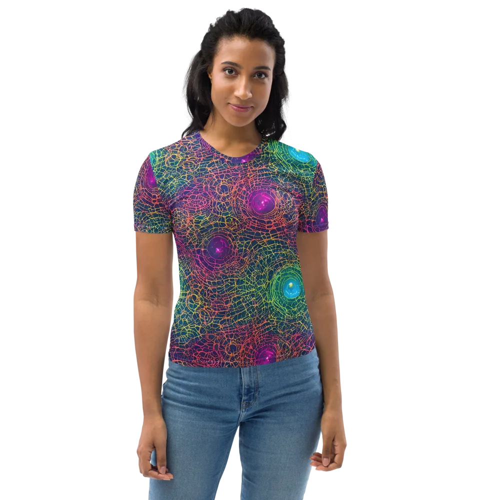Velde Vortex on Women's Crew Neck T-Shirt — Front
