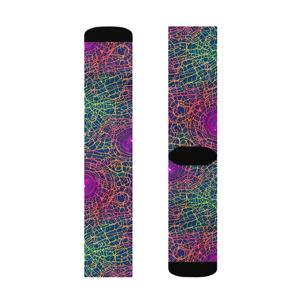 Velde Vortex on Socks — Right Sock
