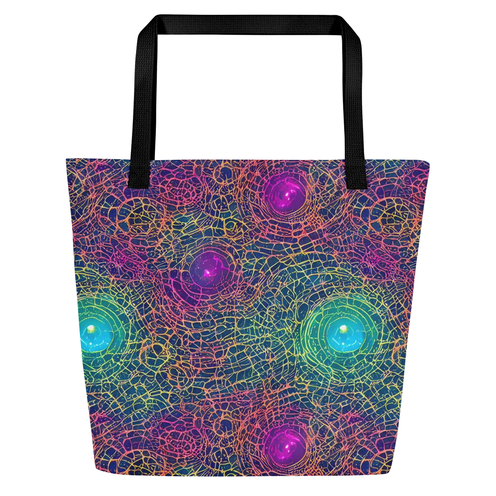 Velde Vortex on Large Tote Bag W/ Pocket — Front