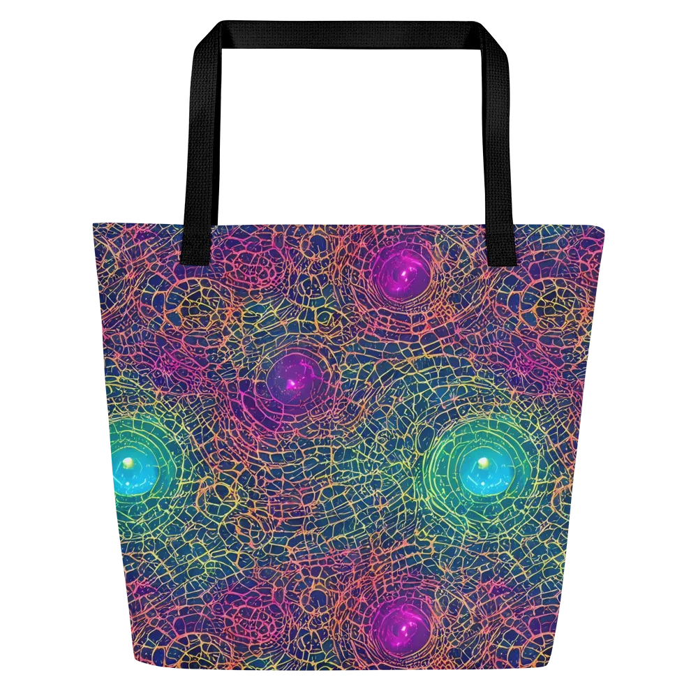 Velde Vortex on Large Tote Bag W/ Pocket — Front