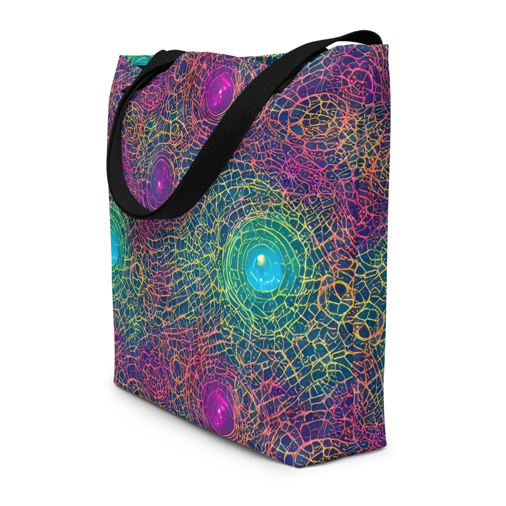 Velde Vortex on Large Tote Bag W/ Pocket — Front