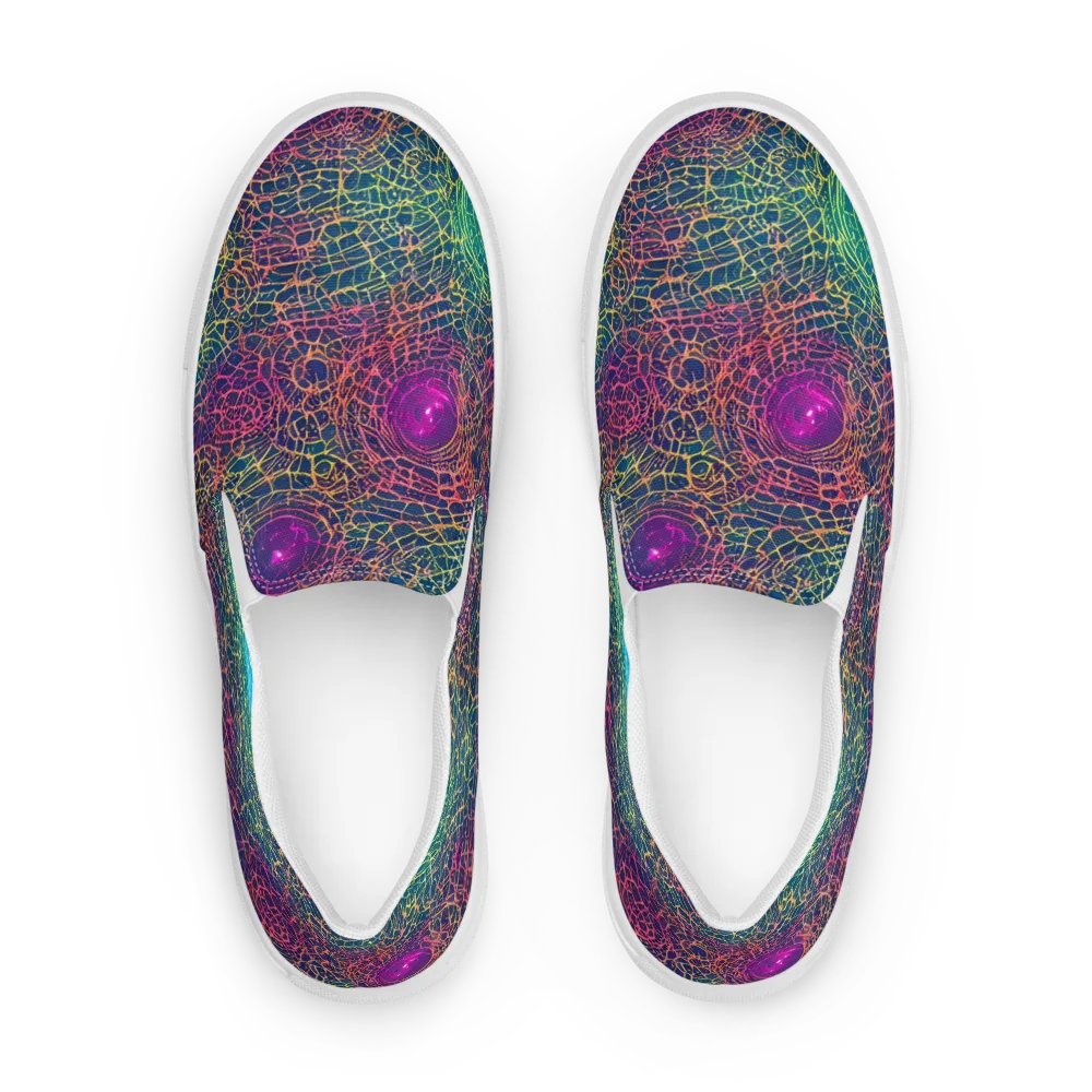 Velde Vortex on Women's Slip-On Canvas Shoes — Front