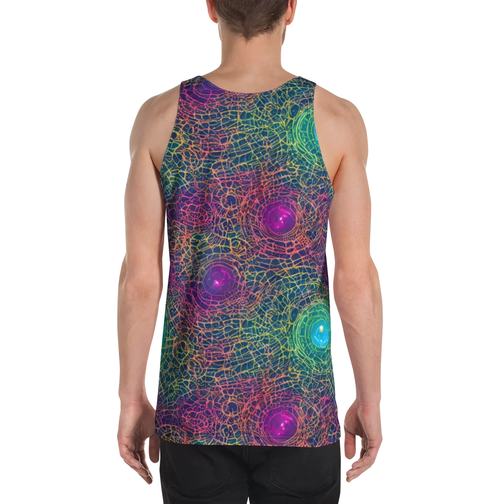 Velde Vortex on Men's Tank Top — Back