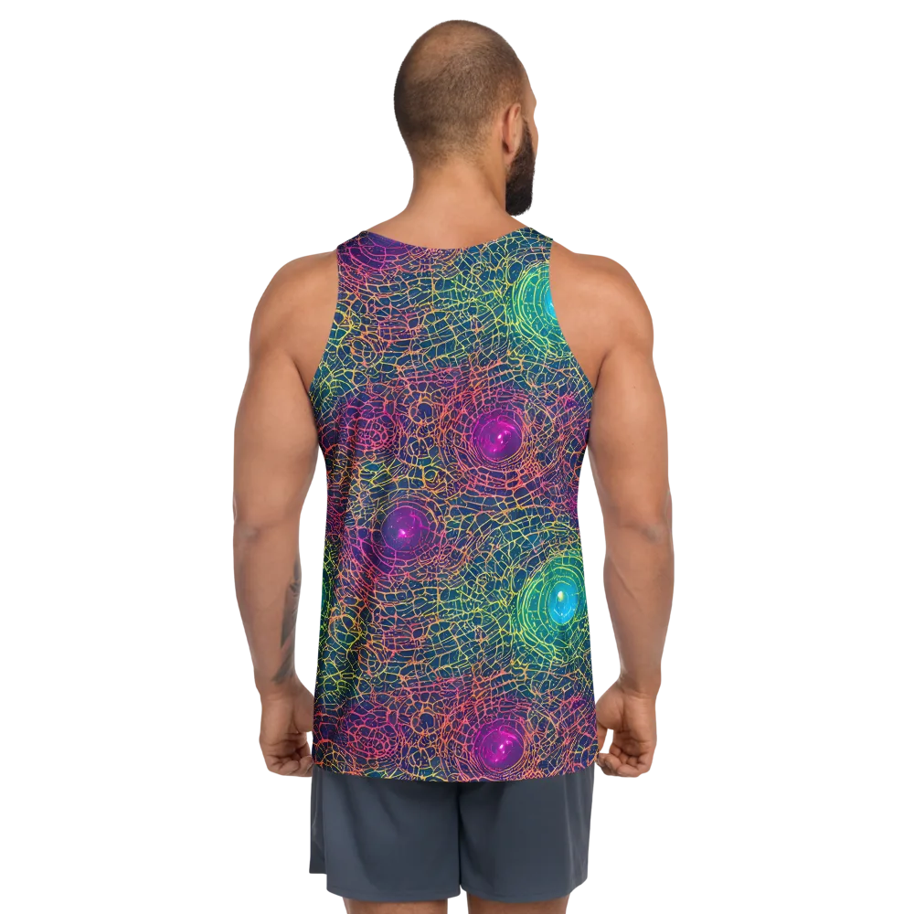 Velde Vortex on Men's Tank Top — Back