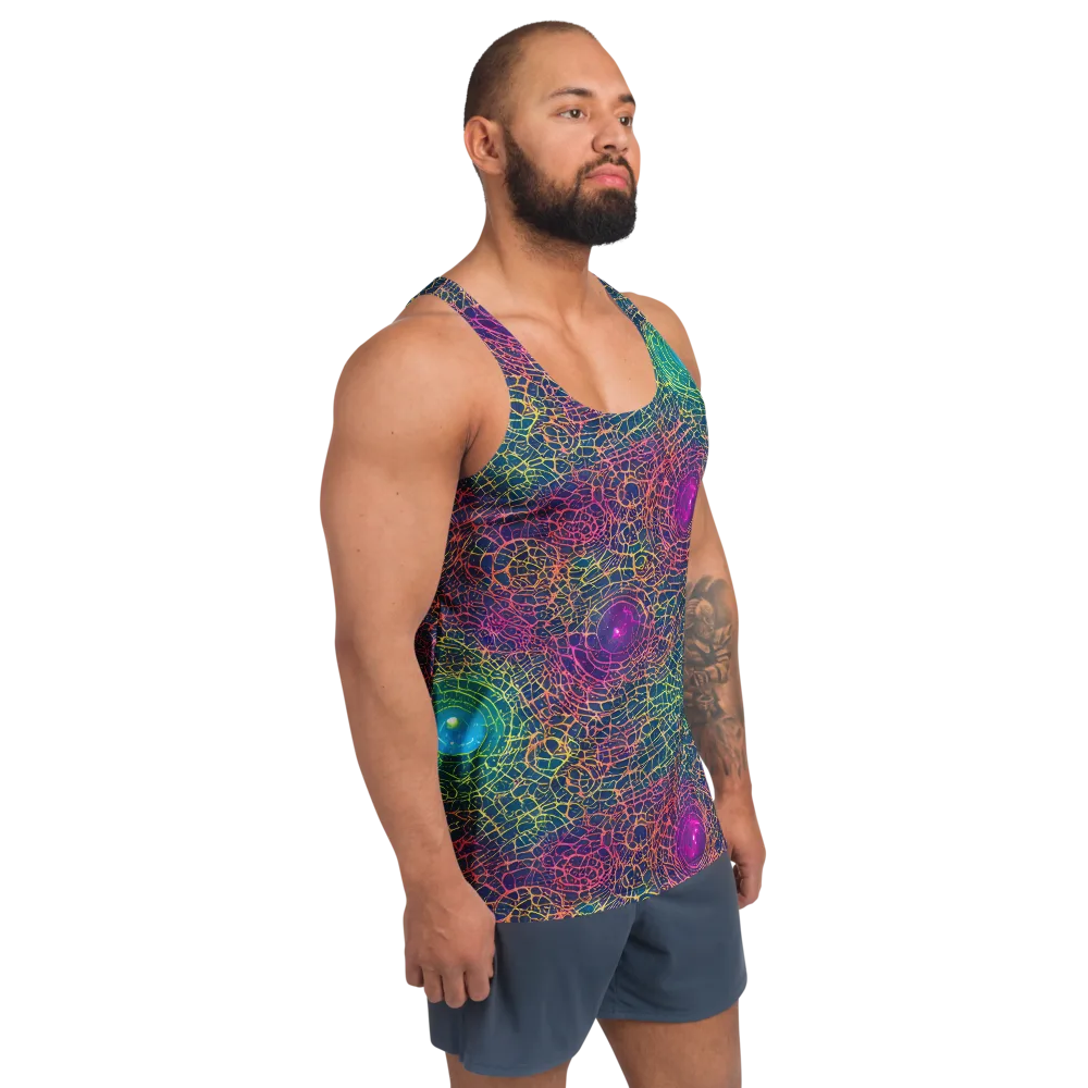 Velde Vortex on Men's Tank Top — Right Front