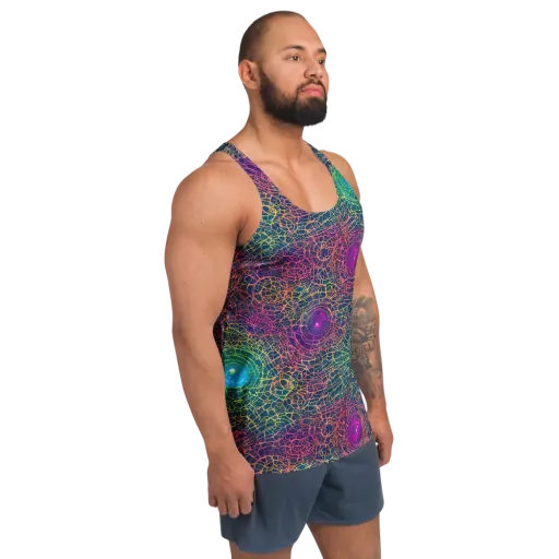 Velde Vortex on a Men's Tank Top