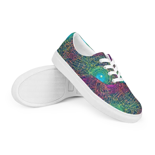 Velde Vortex on a Men's Lace-Up Canvas Shoes