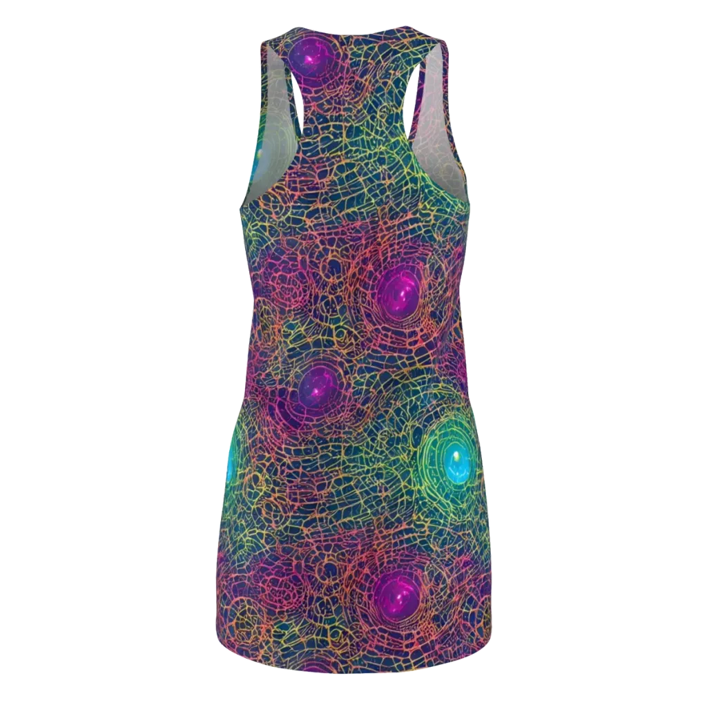 Velde Vortex on Racerback Dress — Back