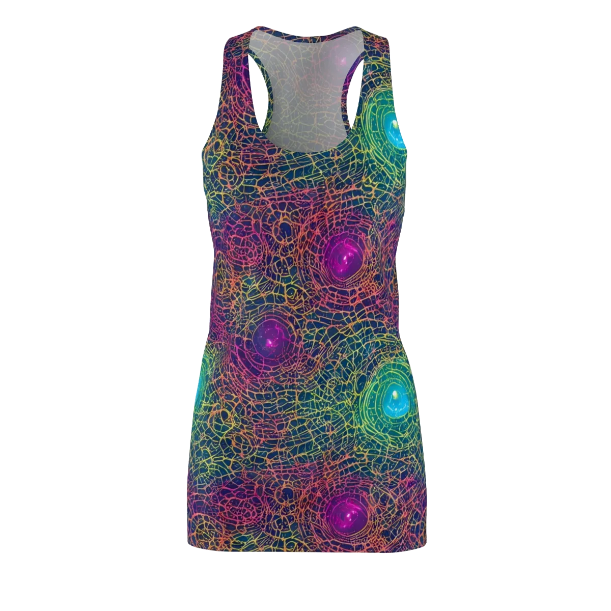 Velde Vortex on Racerback Dress — Front