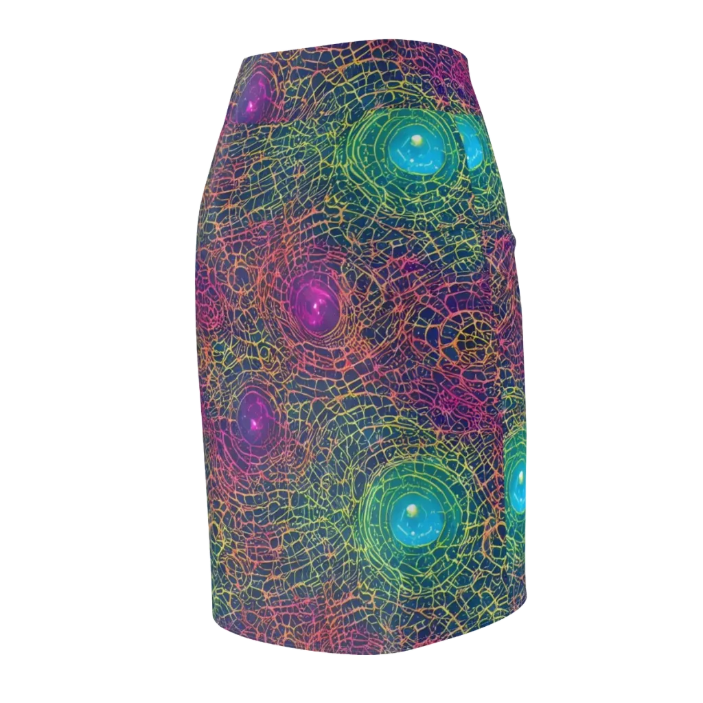 Velde Vortex on Pencil Skirt — Back Side