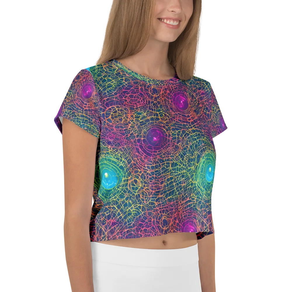 Velde Vortex on Crop Tee — Right