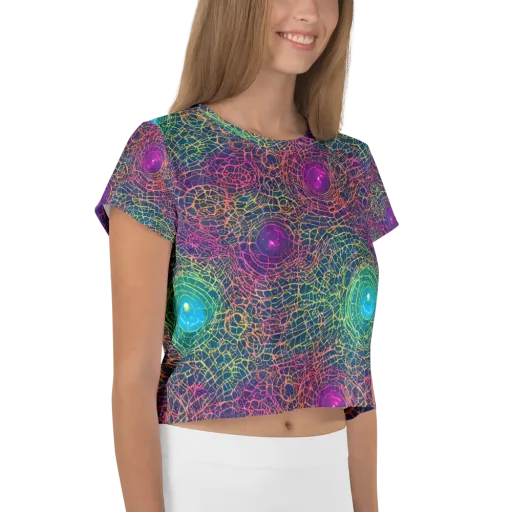 Velde Vortex on a Crop Tee