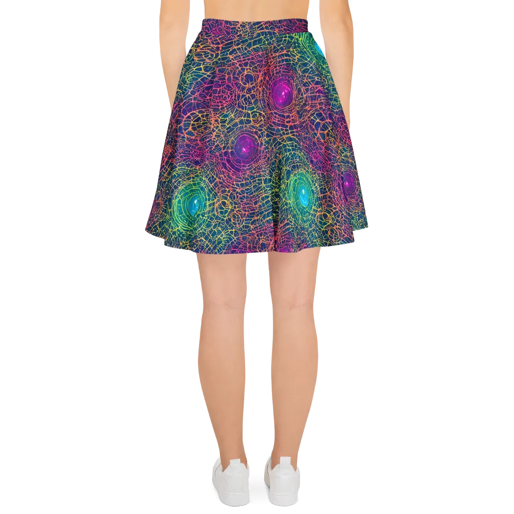 Velde Vortex on Skater Skirt — Back