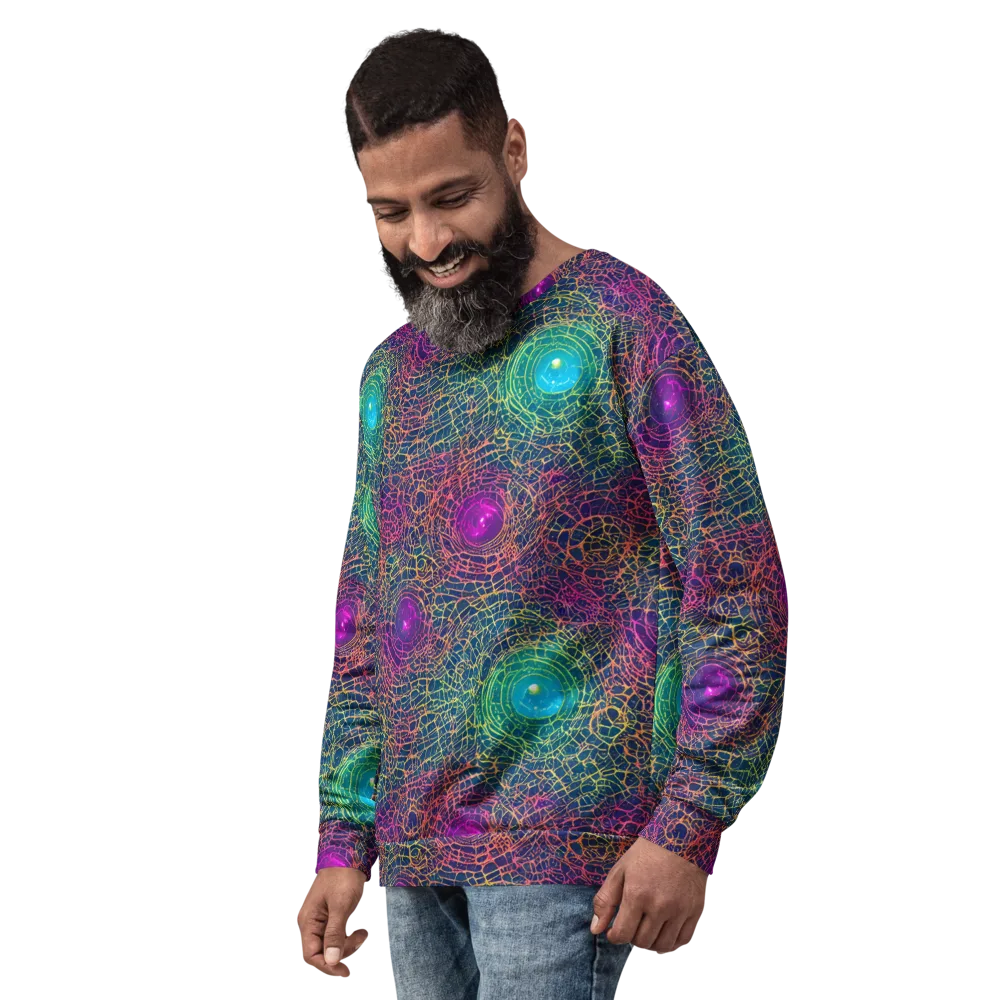 Velde Vortex on Sweatshirt — Left Front