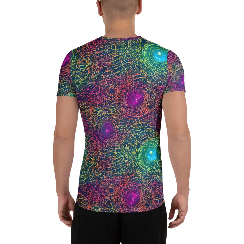 Velde Vortex on Men's Athletic T-Shirt — Back