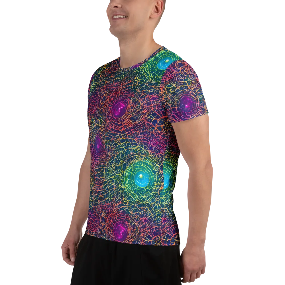 Velde Vortex on Men's Athletic T-Shirt — Left