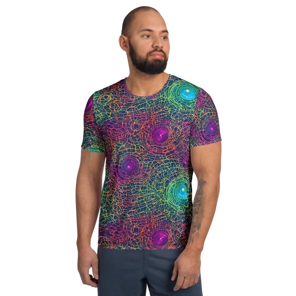 Velde Vortex on Men's Athletic T-Shirt — Front