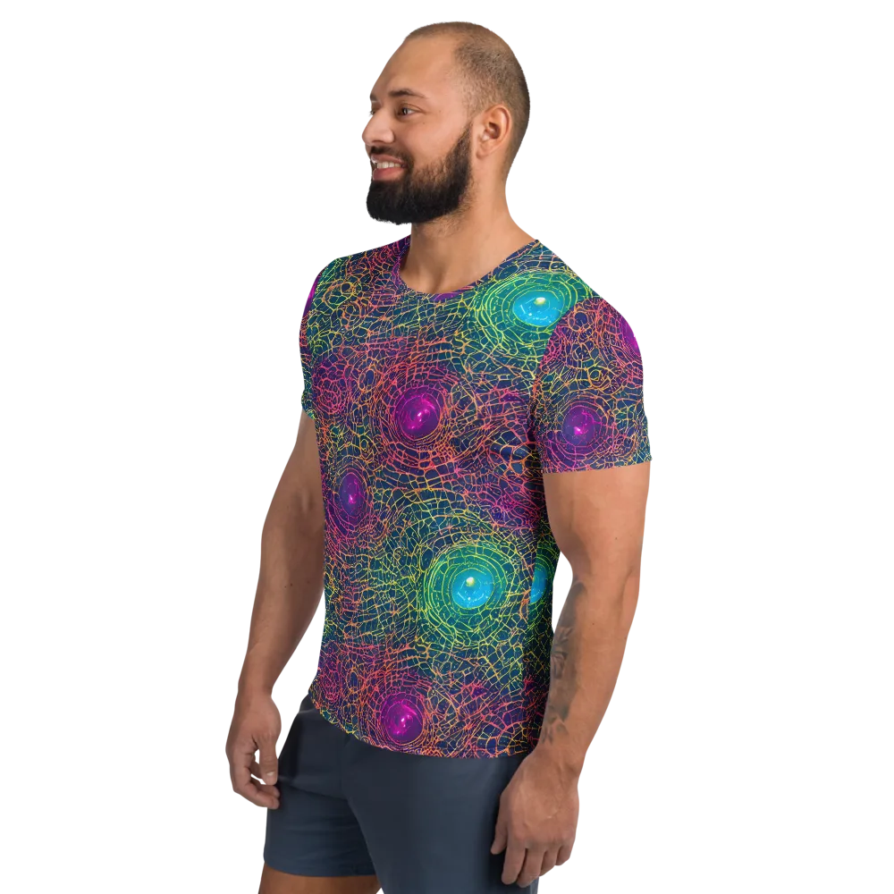 Velde Vortex on Men's Athletic T-Shirt — Left