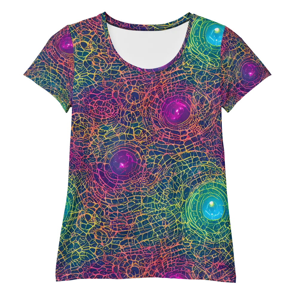 Velde Vortex on Women's Athletic T-Shirt — Front