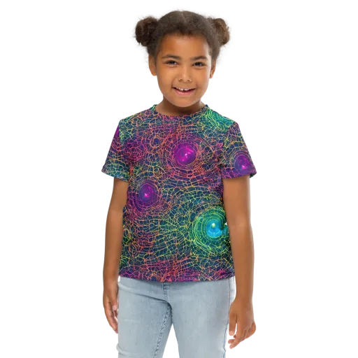 Velde Vortex on a Kids Crew Neck T-Shirt