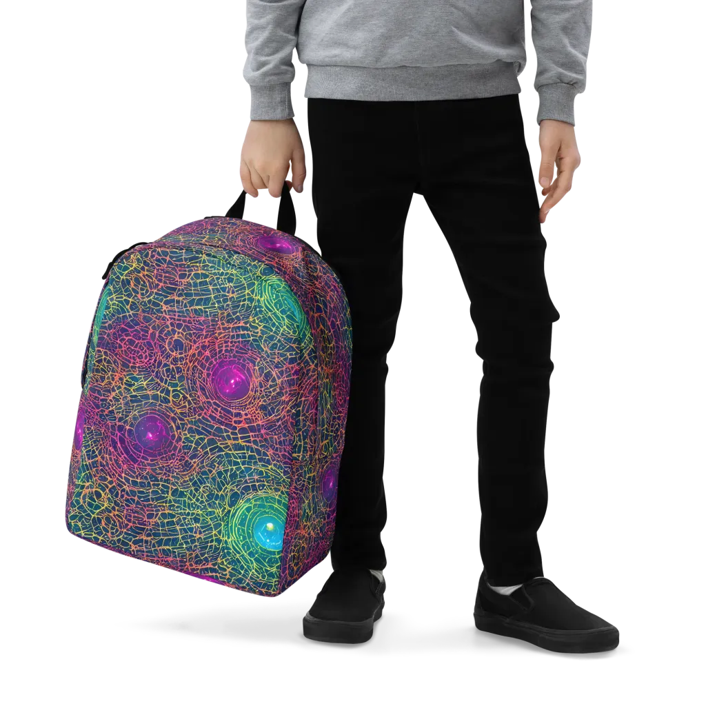 Velde Vortex on Minimalist Backpack — Zoomed-in