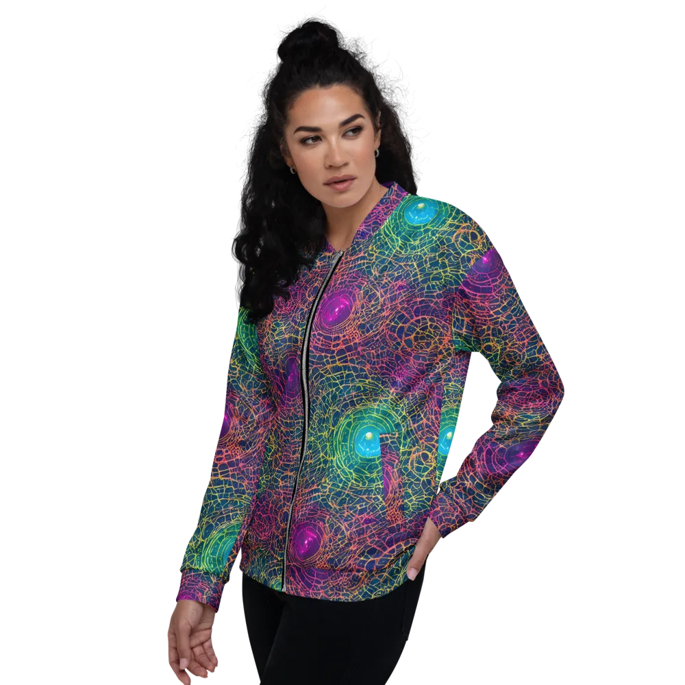 Velde Vortex on Bomber Jacket — Left