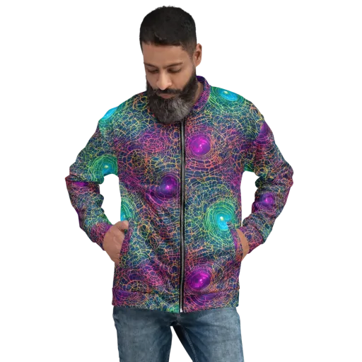 Velde Vortex on a Bomber Jacket