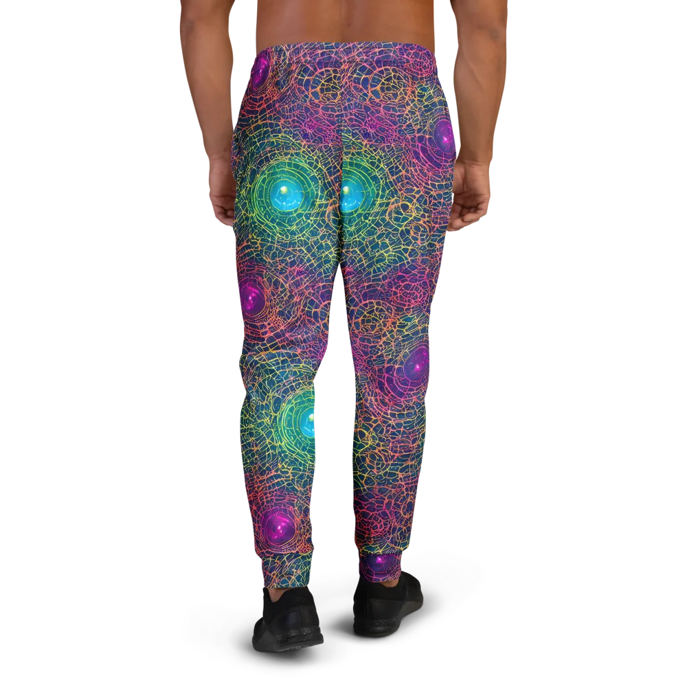 Velde Vortex on Men's Joggers — Back