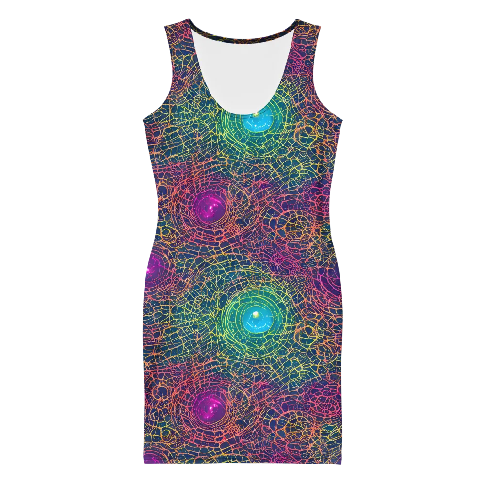 Velde Vortex on Bodycon Dress — Front