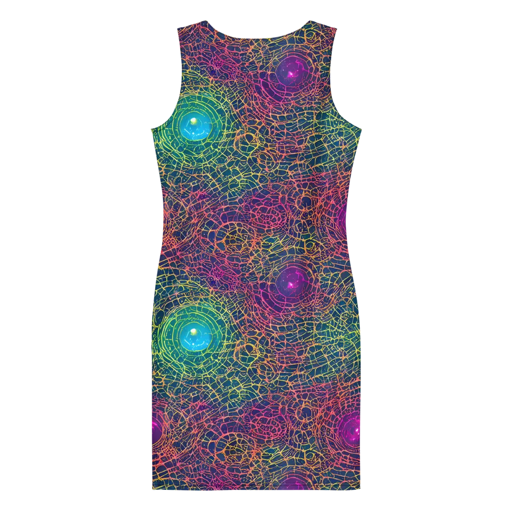Velde Vortex on Bodycon Dress — Back