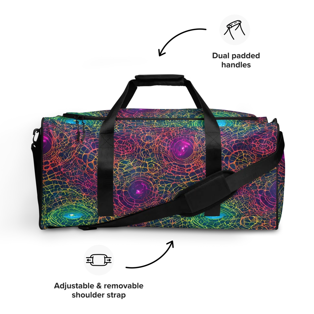 Velde Vortex on Duffle Bag — Front