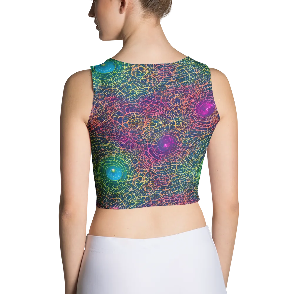 Velde Vortex on Crop Top — Back