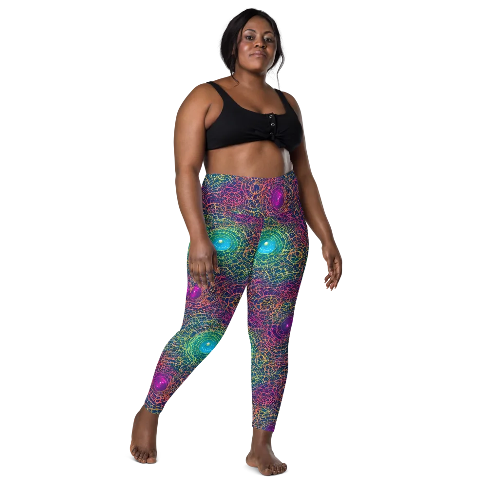 Velde Vortex on Leggings with Pockets — Front