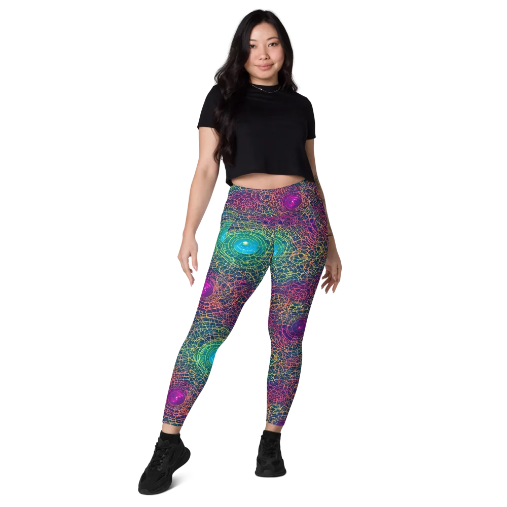 Velde Vortex on Leggings with Pockets — Front