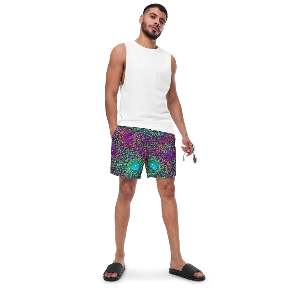 Velde Vortex on Swim Trunks — Front