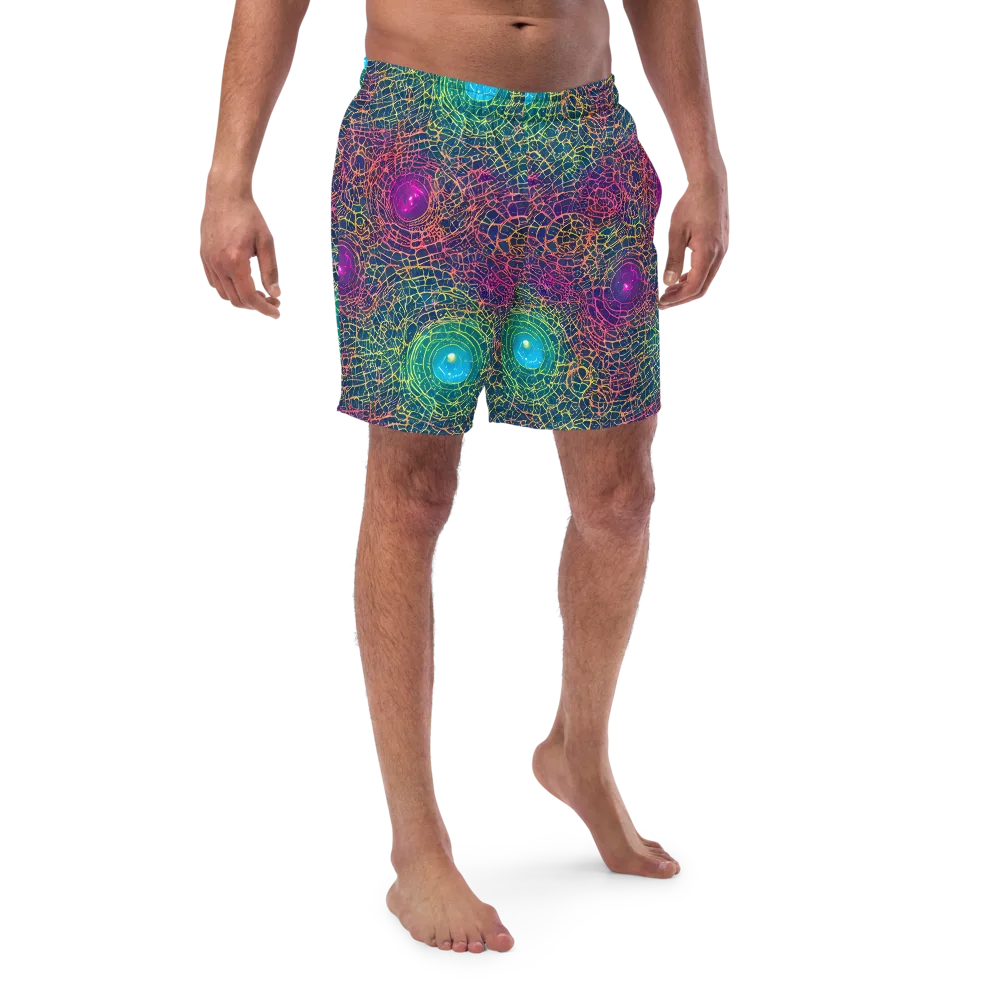 Velde Vortex on Swim Trunks — Front