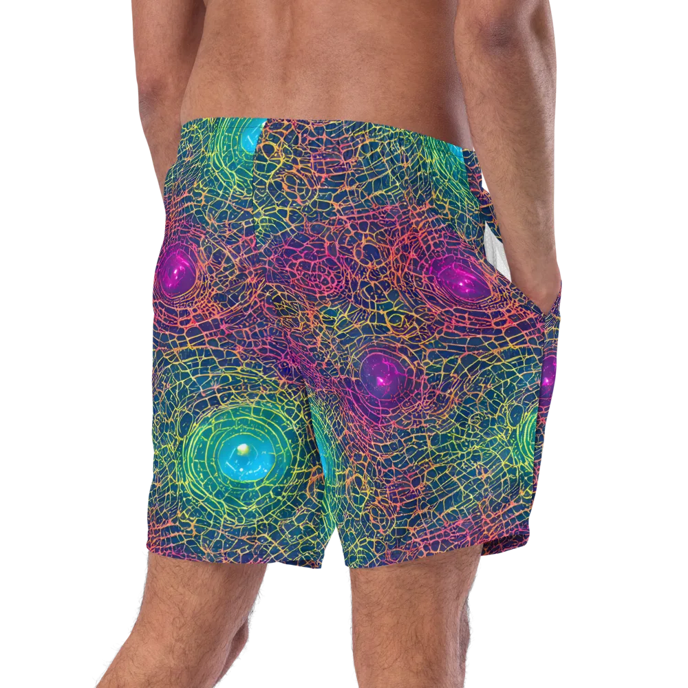 Velde Vortex on Swim Trunks — Right Back