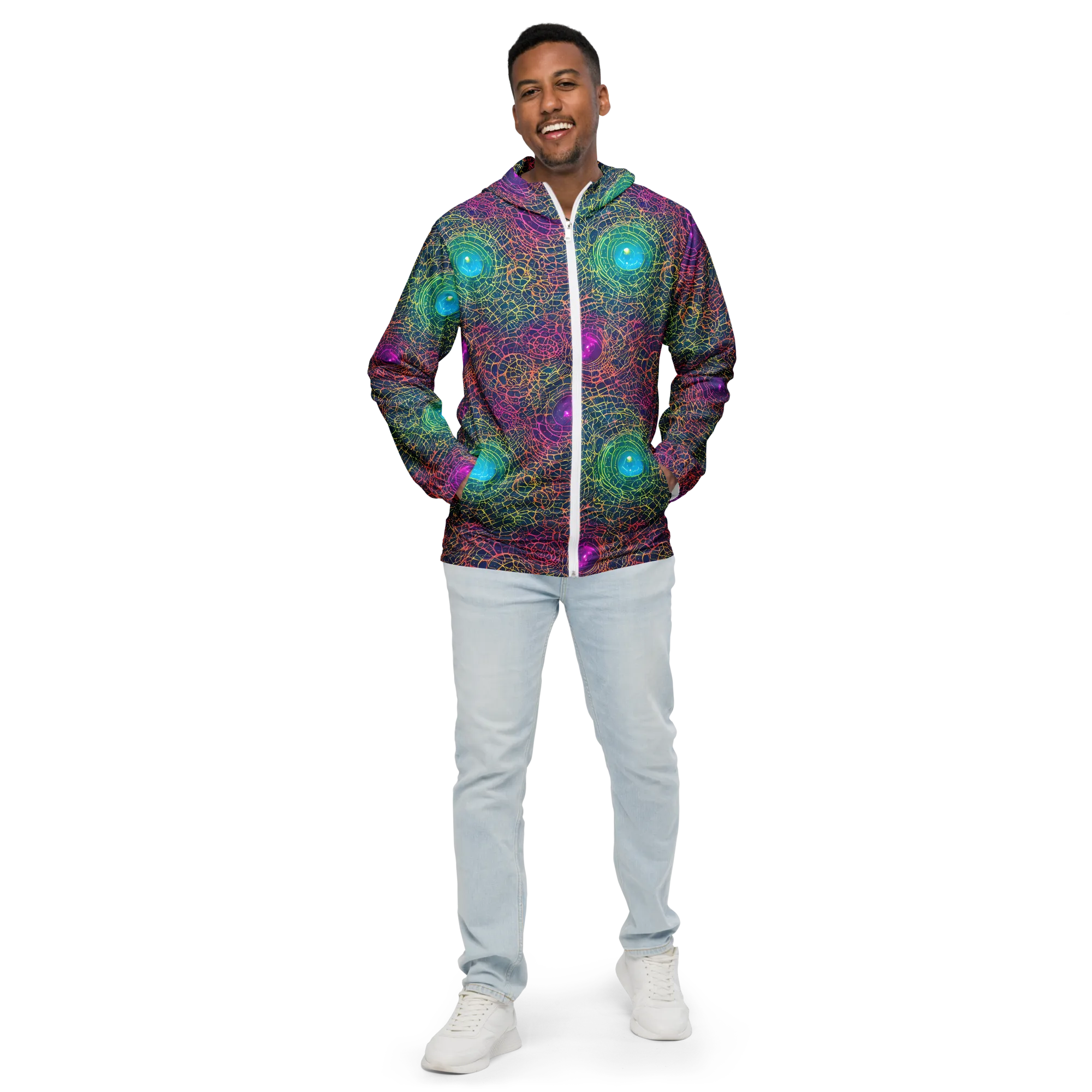 Velde Vortex on Men's Windbreaker — Front