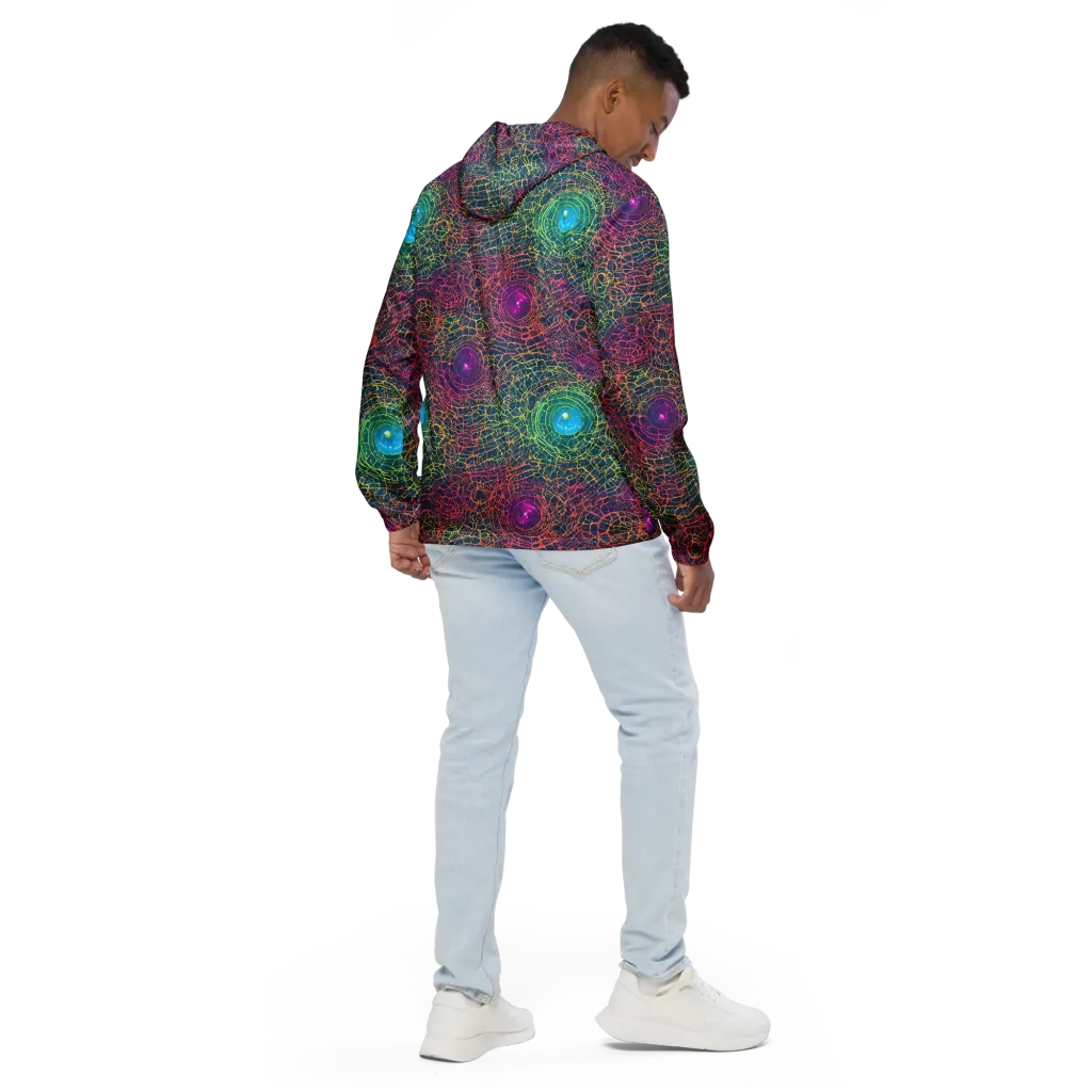 Velde Vortex on Men's Windbreaker — Back