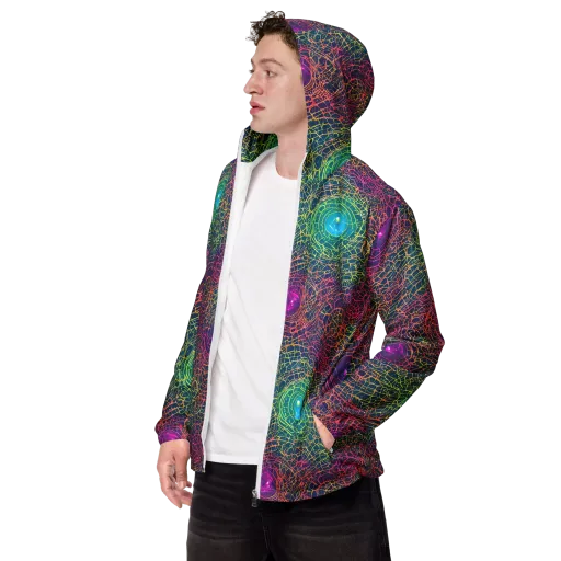 Velde Vortex on a Men's Windbreaker