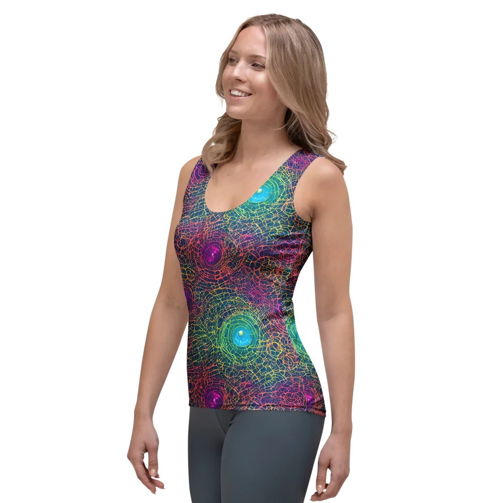 Velde Vortex on Women's Tank Top — Left Front
