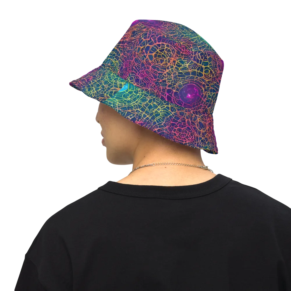 Velde Vortex on Reversible Bucket Hat — Back Inside