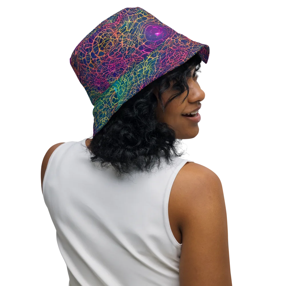 Velde Vortex on Reversible Bucket Hat — Right Outside
