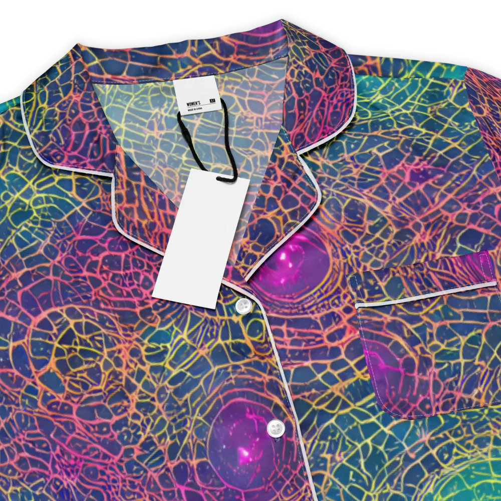 Velde Vortex on Women's Short Sleeve Pajama Top — Product details