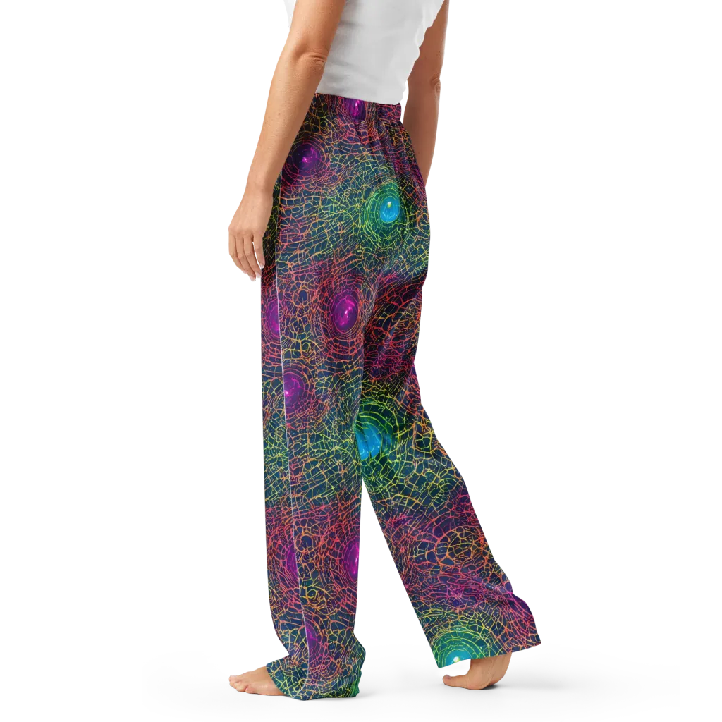 Velde Vortex on Women's Pajama Pants — Left
