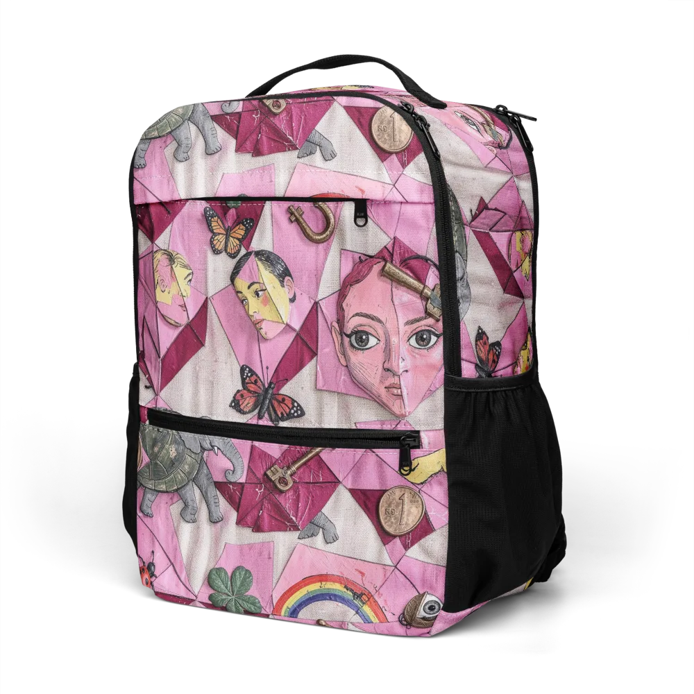 Pink Paradox on Utility Backpack — Left Front
