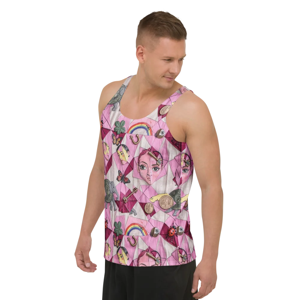 Pink Paradox on Men's Tank Top — Left Front