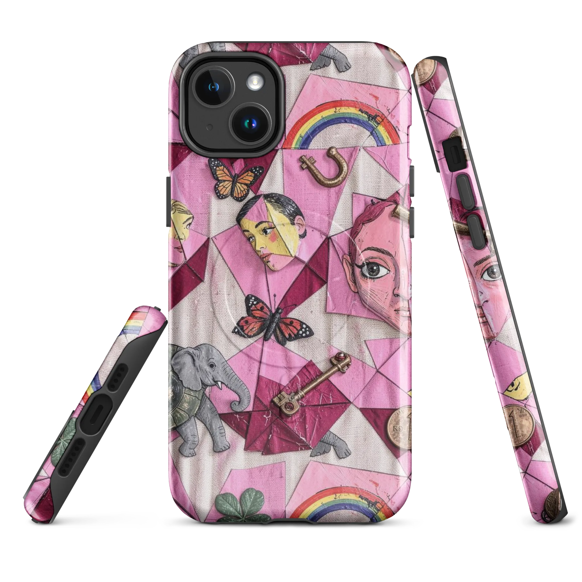Pink Paradox on MagSafe Tough Case for iPhone® — Front