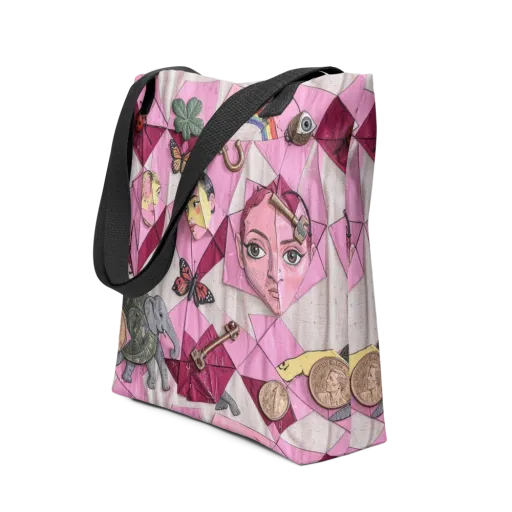 Pink Paradox on a Tote Bag