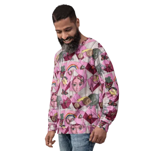Pink Paradox on a Sweatshirt